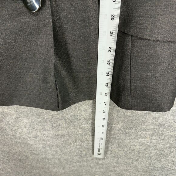 Le Suit Blazer Women 14 Gray Button Up Collared Long Sleeve Lined Classic Fit - Picture 6 of 7